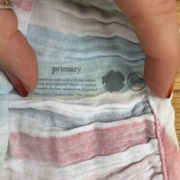 Primary Rainbow Stripe Shift Dress - Picture 3 of 3